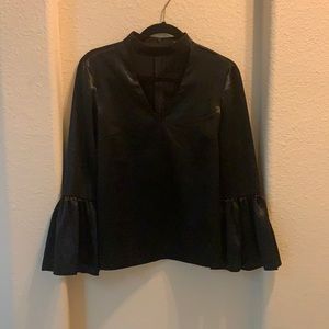 Armani Exchange Deep V-choker Top